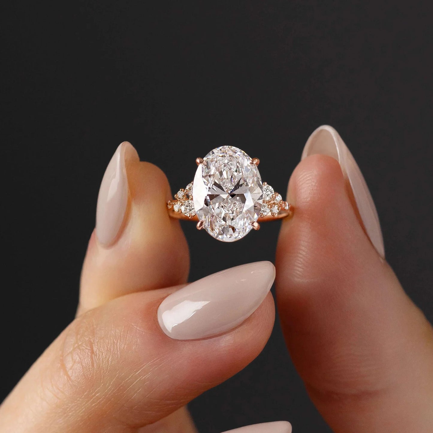 Anillo de plata esterlina 925 chapado en oro