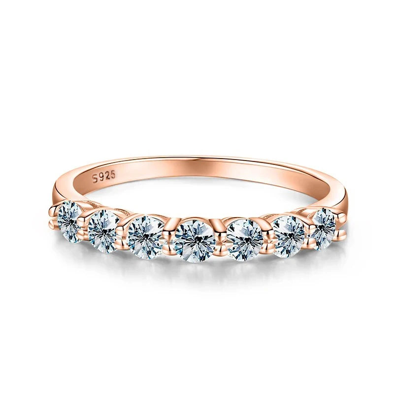 Anillo Moissanita en Plata de Ley 925 con certificado.