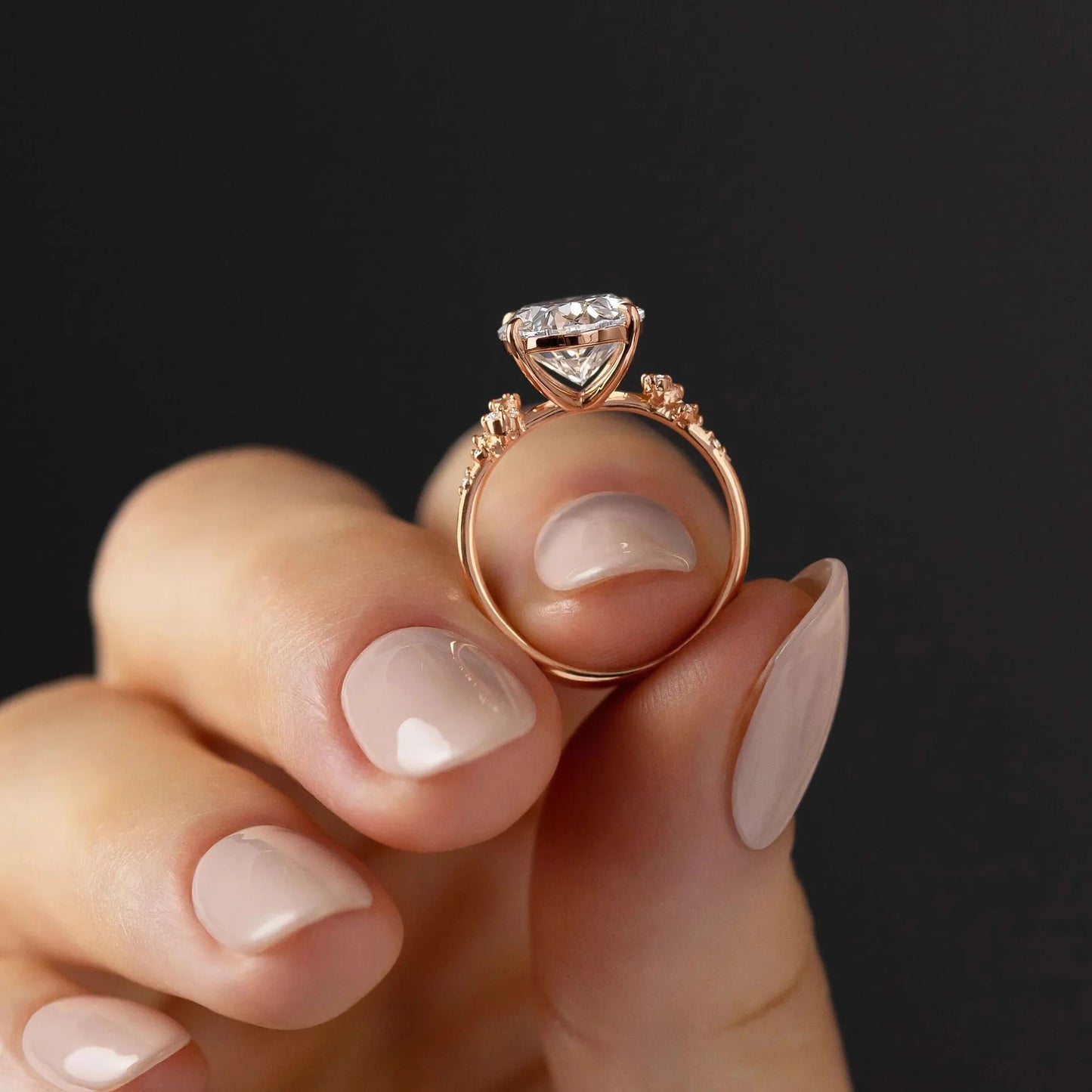 Anillo de plata esterlina 925 chapado en oro